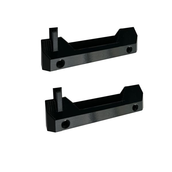 JILINWEI 2Pcs Mounting Feet for ToughBuilt StackTech,Mounting Plate Brackets Cleats Compatible with ToughBuilt StackTech,Black
