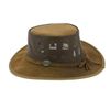 Barmah 1064 Foldaway Suede Cooler Hat - M 57cm Brown