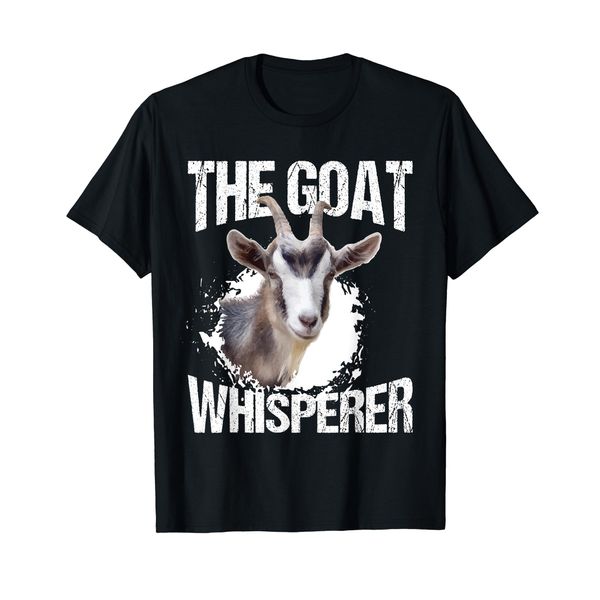 The Goat Whisperer Funny Goat Lover Farmer Gift T-Shirt