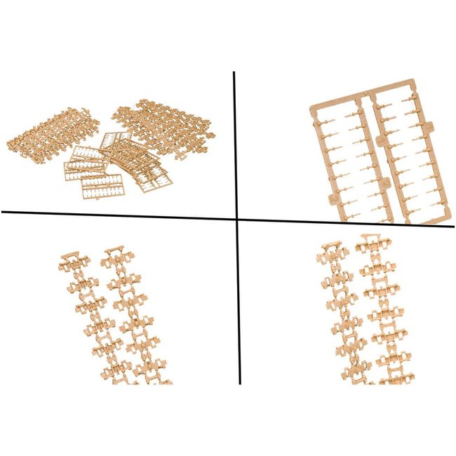 Ryfield Model RFM5077 1/35 Soviet Army KV-1 Movable Crawler Set Injection Parts for Plastic Models