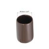 Rebower Screw Thread Protector Cover Rubber End Caps, [for Screw, Bolt] - 1/2"(12mm) ID/Brown/20pcs