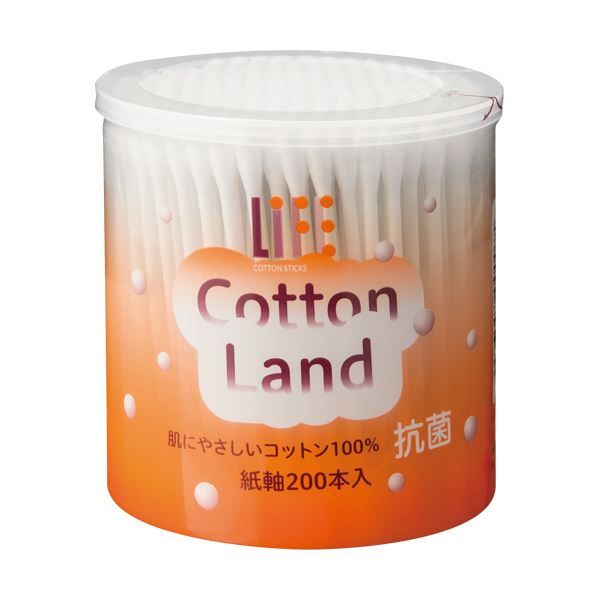 Earn up to 46.5x points during the marathon (Summary) Heiwa Medic Life Cotton Land Cotton Swabs 1 piece (200 pieces) x 50 sets