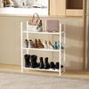 Expandable Spice Rack, Stackable Metal Pantry Storage Shelves Stand, Adjustable 