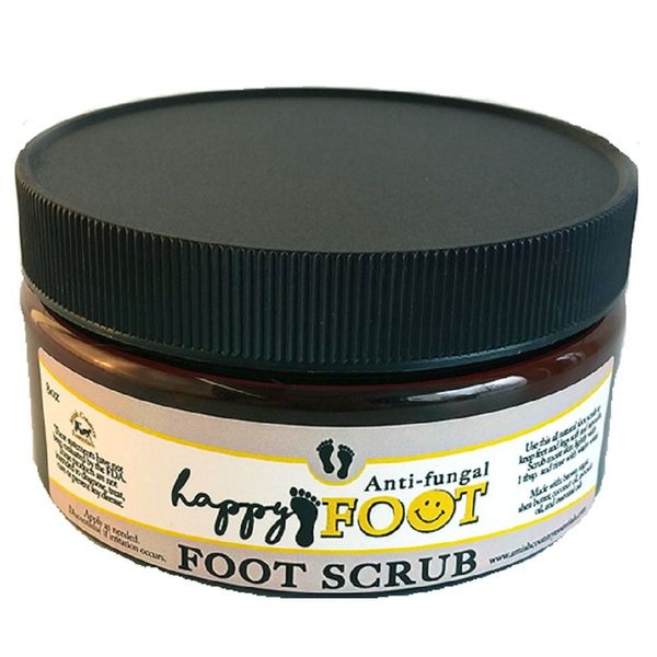 HAPPY FOOT Anti Fungal Scrub - All Natural Brown Sugar & Essential Oil Blend