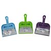 Uniware Mini Hand Brush and Dustpan Set with Extra-Long Bristles, 3 Colors (Light Blue)