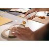 Fiskars Titanium Rotary Cutter, Handle (45mm), Orange, White, Grey, Standard Size