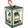 Celtic Collection Christmas Bauble With Irish Blessing