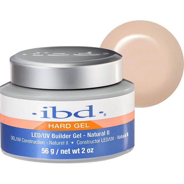 IBD Hard Gel LED/UV Builder Gel - Natural II 2 oz