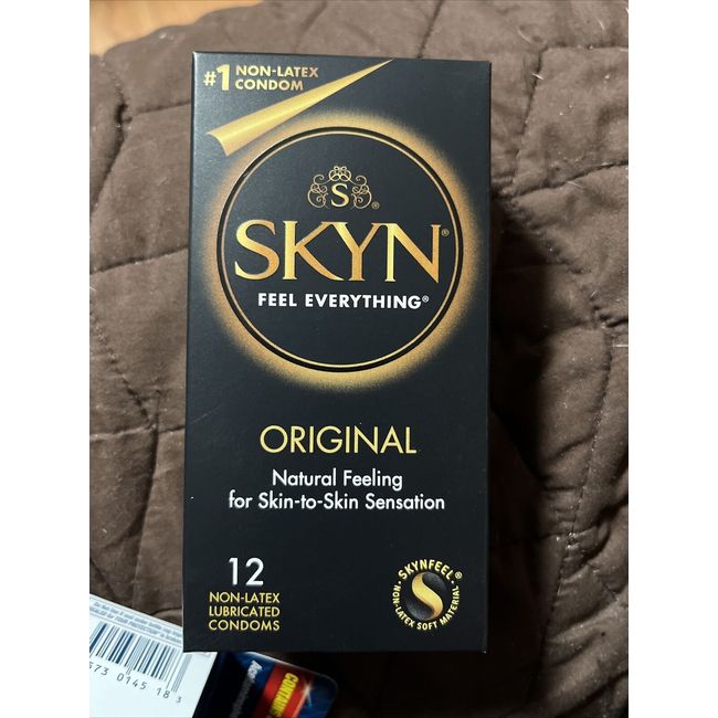 Skyn Feel Everything Original Non Latex Soft Material Lubricant Condoms 12 Pack