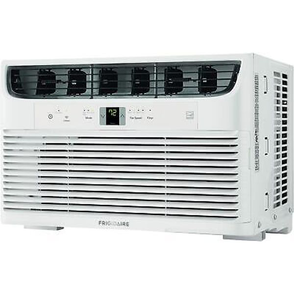 FRIGIDAIRE 6,100 BTU 115V WINDOW AIR CONDITIONER COOLS 250 SQ. FT. WI-FI WHITE