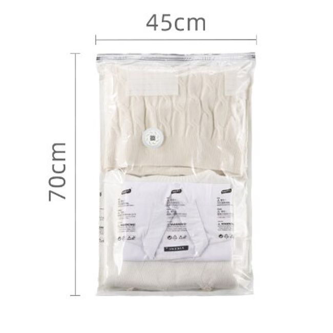 Vacuum Storage Bags,1/5 Pack Large Vacuum Compression Storage Bags for  Duvets Cloths,No need pump Exhaust Air Just Need 3 Second