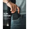 VULKIT Leather Wallet RFID Blocking Automatic Pop Up Business Card Case for Cards & Notes