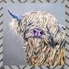 Goldilochs Artwork by Sam Fenner on a Wall Hanging Ceramic Picture Tile