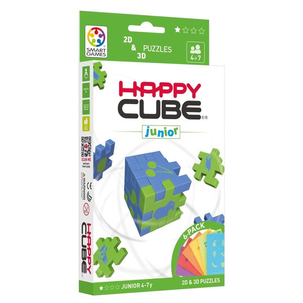 Happy HCJ300 Junior Cardboard Box 3D Puzzle, Pack of 6