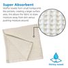 GILDEN TREE Waffle Towel Quick Dry Thin Exfoliating, 4 Pack Washcloths for Face Body, Classic Style (Cream)