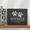 Personalized Pet Memorial Stone Marker for Dog or Cat