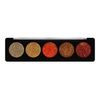 Profusion Cosmetics Topaz Gems 5 Shade Glitter Eyeshadow Palette