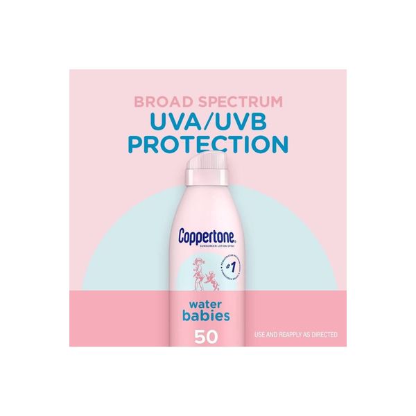 Water Babies Sunscreen Lotion Spray Spf 50 269g