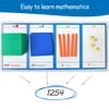 stochastic box Foam Base Ten Blocks for Math Place Value Blocks,Early Counting Manipulatives, Math Counters, Math Cubes for Kids Math Learning Tools in School Home