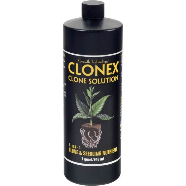 HydroDynamics Clonex Clone Solution - Clone & Seedling Nutrient, 1 Quart