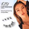 Cluster Lashes 84pcs Individual Lashes C Curl Lash Clusters 8~14mix Individual Eyelashes DIY Lash Extensions Soft and Comfortable by Obeyalash (Mix 8-14mix C Curl Natural Wink)