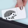 'Cute Hedgehog Side View' Pill Box with Tablet Splitter (PI00032931)