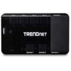 TRENDnet, TK-U404 4-Port USB 3.1 Sharing Switch for 4 Computers, Flash Drive Sharing, Scanner, Printer, Mouse, Keyboard, Windows and Mac Compatible