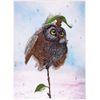Wizardi Counted Cross Stitch kit - Owl with Mouse 1242A Alisena