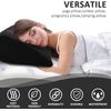 Wedge Pillow, Back Pain Acid Reflux Knee Relief, Leg Elevation Inflatable. Black