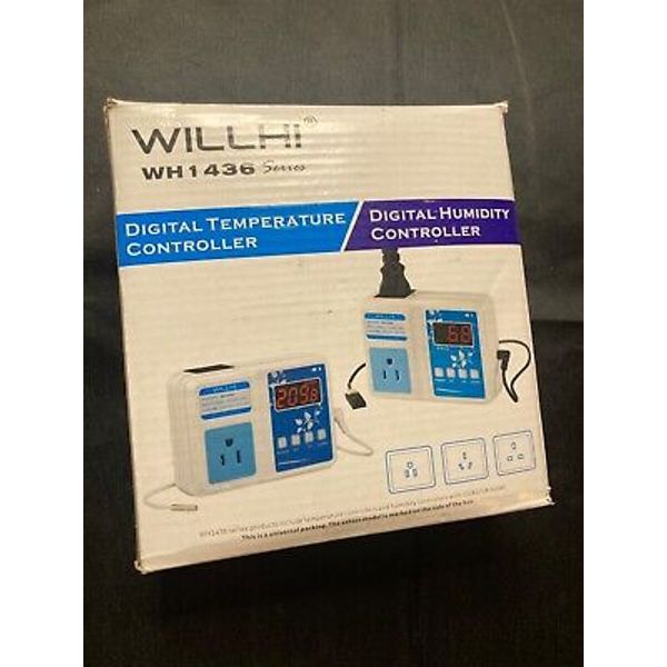 WILLHI WH1436A 110V Digital Air Humidity Controller with LCD Display