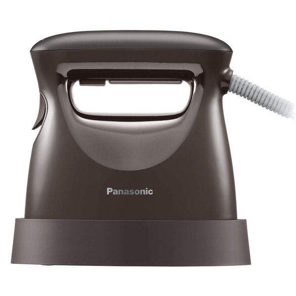 Panasonic NI-FS570-T Clothing Steamer, 360° Steam, Dark Brown