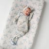 Premium Knit Diaper Changing Pad Cover "Daphne" by Copper Pearl