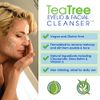 Eye Eco Gentle Formula Tea Tree Eyelid and Facial Cleanser – Non-Irritating, Foaming Face Cleanser with Tea Tree Oil, Chamomile & Shea Butter – Helps Skin Feel Clean and Healthy – 50mL