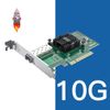 H!Fiber.com 10G Ethernet network card,SFP+ NIC,10GbE CNA,function compatible to X520-DA1,with Intel 82599EN controller,support Windows Server/Linux/VMware (not support MAC)