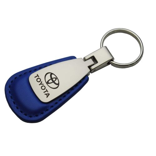 AU-TOMOTIVE GOLD Tear Drop Key Chain for Toyota (Blue)