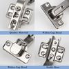 LUCKYBEE 2pcs 135 Degree Corner Hinges Kitchen Cabinet Hinges Concealed Hinges Cupboard Hinges Door Hinges