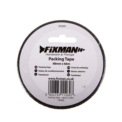 Fixman 190368 Packing Tape 48 mm x 66m Brown