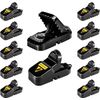 Mouse Traps 12-Pack, Indoor Outdoor Use, Small Mice Catchers 12PACK, black 