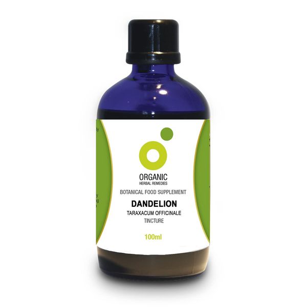 Organic Herbal Remedies, Dandelion Tincture, 100ml