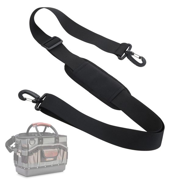 63" Adjustable Shoulder Strap Compatible with Veto Pro Pac,with Detachable Thick Pad,Reduce Shoulder Pressure,Black