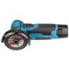 12V Brushless Cordless Angle Grinder Set with Li-ion Battery & Charger & Discs