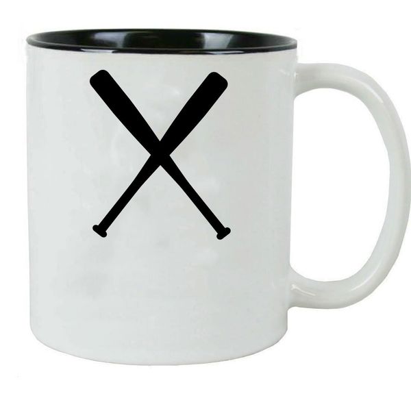 Personalized Custom Baseball, Softball 11 oz White Ceramic Coffee Mug with White Gift Box