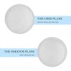 Frcolor Cotton Puff Cosmetic Cotton, Round, 3 Layers, Cotton Pad, Makeup Remover, Face Wiping, For Travel, Business Trips, Commercial Use, Set of 200