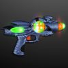 Light Up Space Blaster Toy with Fun Space Sounds and Spinning LED Lights