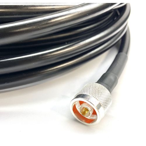 Custom Cable Connection 3 Foot TNC Male to N Male LMR400 Times Microwave 50 Ohm Coax Low Loss Antenna Cable for Ham Radio, WLAN, CB Radio and WiFi Antenna Feeders