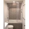 Ceiling Curtain Track Set with Wheeled Carriers and Hooks (6'-White)