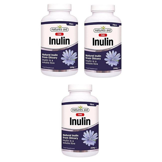 Natures Aid Pure Inulin 250g (Pack of 3)