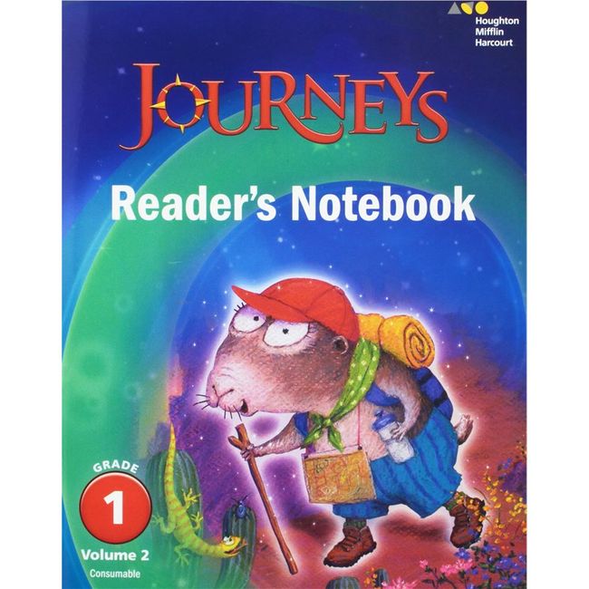 【上海外文】英文原版 Journeys: Reader's Notebook Volume 2 Grade 1 原版进口图书籍