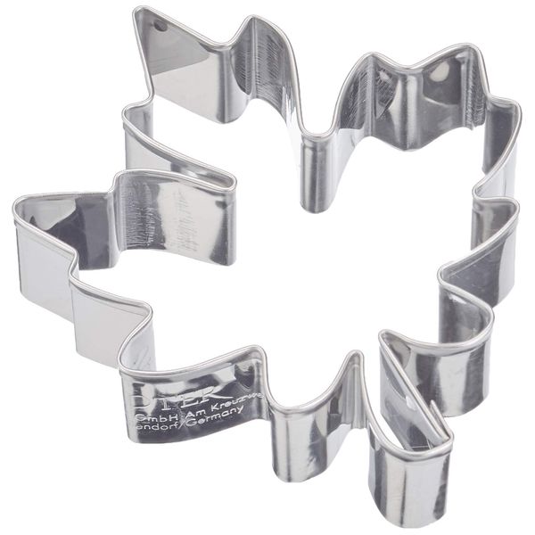 cotta STADTER 89195 Cookie Cutter, Maple Leaf, Silver, 3.1 inches (8 cm)