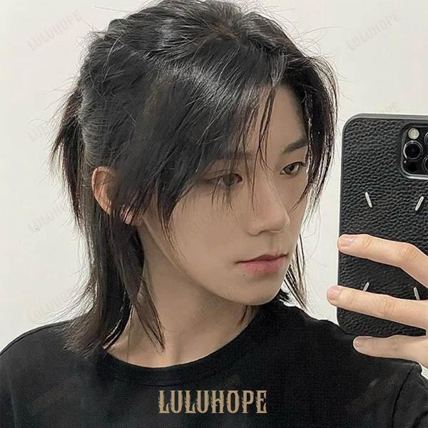 Wig for men, short hair, cosplay, fancy dress, natural, full wig, with bangs, cosplay, cross-dressing, cool, short, heat-resistant, makes your face look smaller, for school festivals, school festivals, events